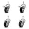 Service Caster 3 Inch Black Polyurethane Swivel 10mm Stem Caster Total Lock Brake SCC, 2PK SCC-TSTTL20S314-PPUB-BLK-M1015-2-S-2 - alternate 1